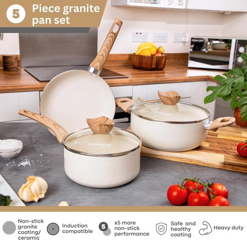 Cream Cookware Collection: Frying Pans, Woks, Sauté Pans, and Saucepans- Nuovva - Picture 30 of 110