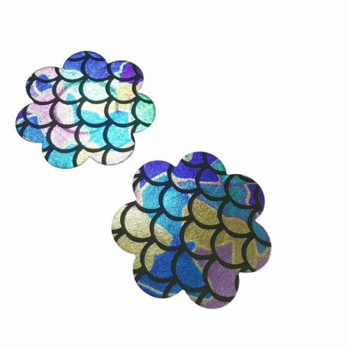4 Pair Assorted Shape Self-Adhesive Sexy Satin Nipple Cover Pasties Disposable - Picture 14 of 23