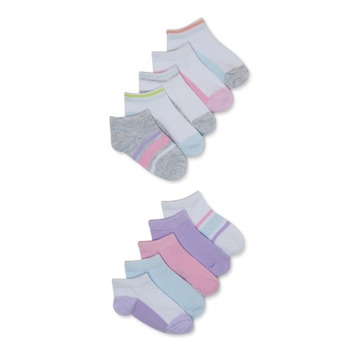 Fruit of the Loom Toddler Girl's Casual Low Cut Multi Color Socks 18-36M - Bild 1 von 2
