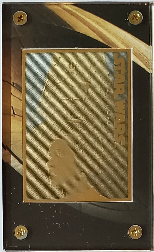 Star Wars Trilogy - A New Hope Ltd 24K GOLD Card in Case Leia | eBay