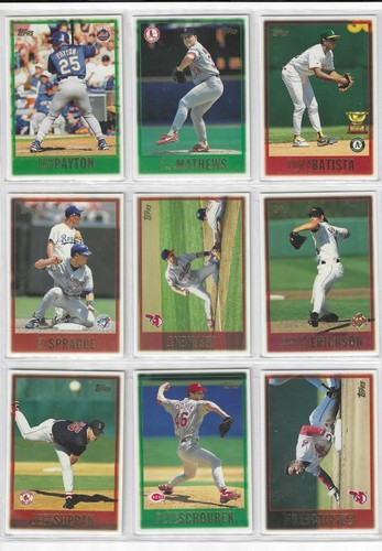 1997 Topps Baseball Cards Singles #276 - #496 U-Pick to complete set - Picture 130 of 431