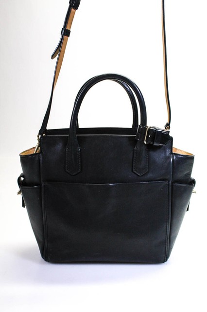 Reed Krakoff Womens Satchel Handbag Crossbody Strap Small
