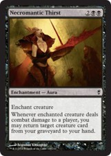 Necromantic Thirst Light Play, English Magic the Gathering MTG Conspiracy