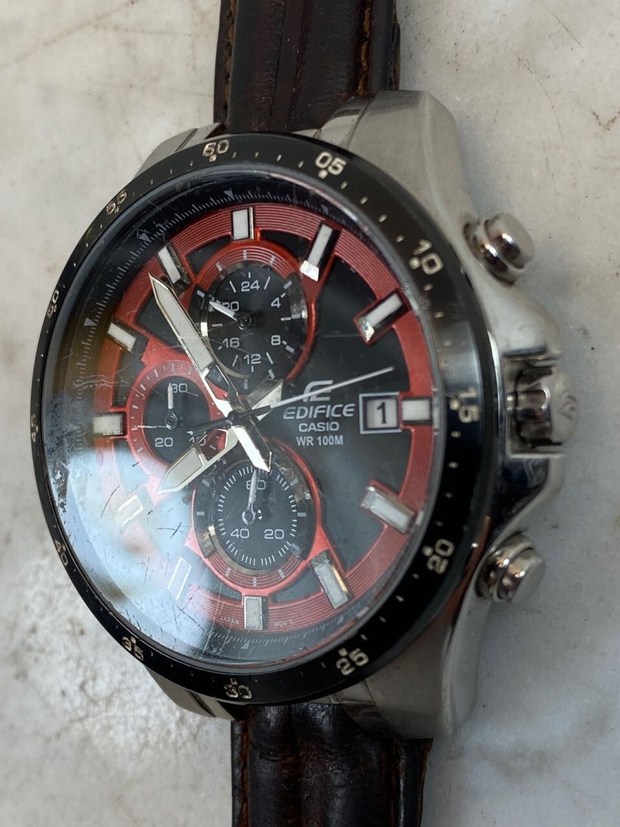 Casio Men's Watch Edifice Efr-519 Chronograph 100m WTR for sale