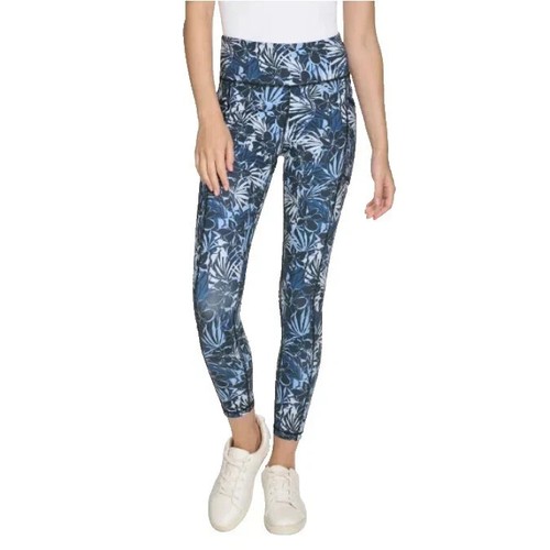 DKNY Damen Sport Legging, blau, Medium - 7s2