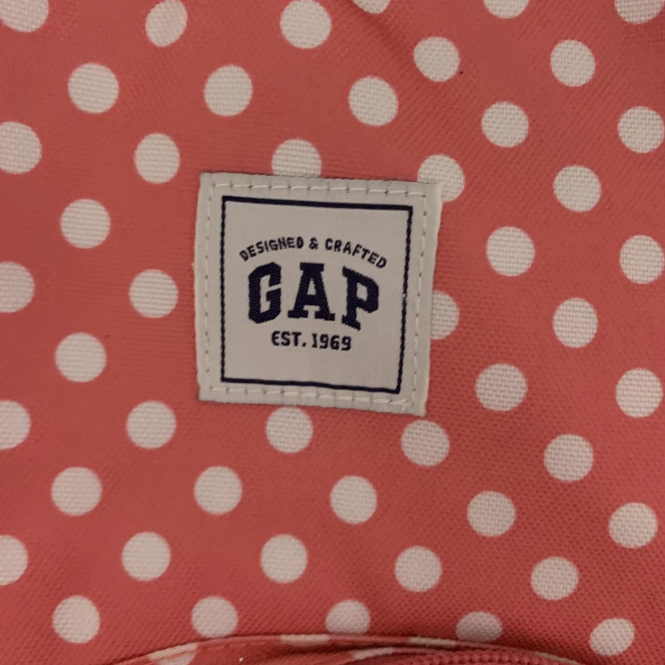 Mochila Gap para niñas con lonchera rosa con manchas blancas pequeña Foto 3 de 4