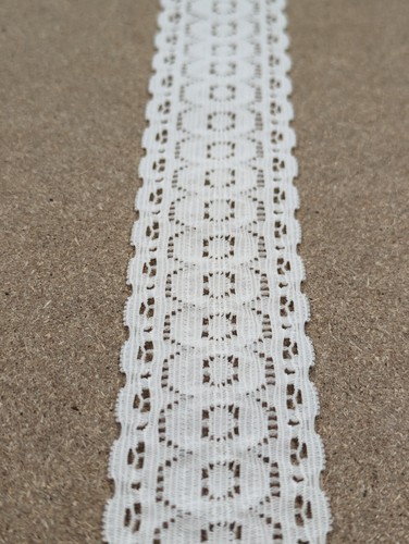 Lencería nupcial vintage blanca con borde de cinta de encaje marfil varios 10 - 95 mm - Imagen 119 de 136