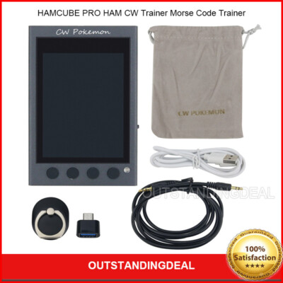 HAMCUBE PRO HAM CW Trainer Morse Code Trainer w/ 2.8'' Screen Professional Ver