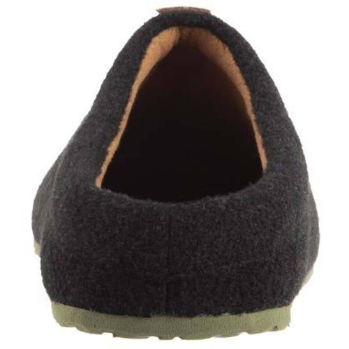 Acorn Men’s Slippers Algae Infused Wool Comfort Black Wool, Medium A19023BLKMM - Picture 4 of 5