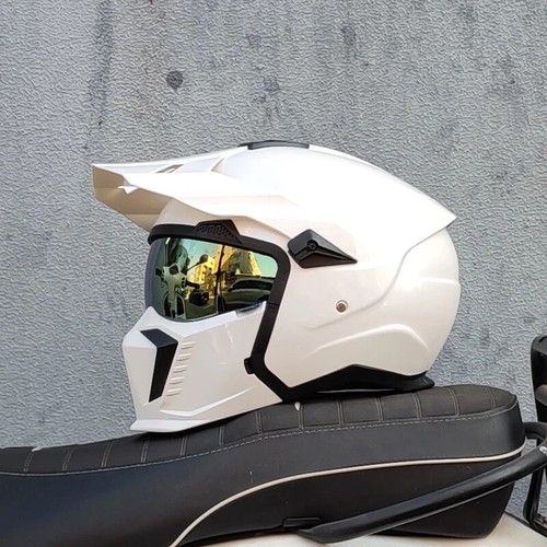 Men Women Racing Motorcycle Helmet Combination Full Face Motorbike Helmets DOT - Picture 6 of 15
