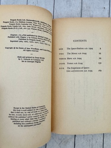 The Outward Urge Wyndham & Lucas Parkes Penguin 1977 Pbk Vintage - Bild 5 von 6