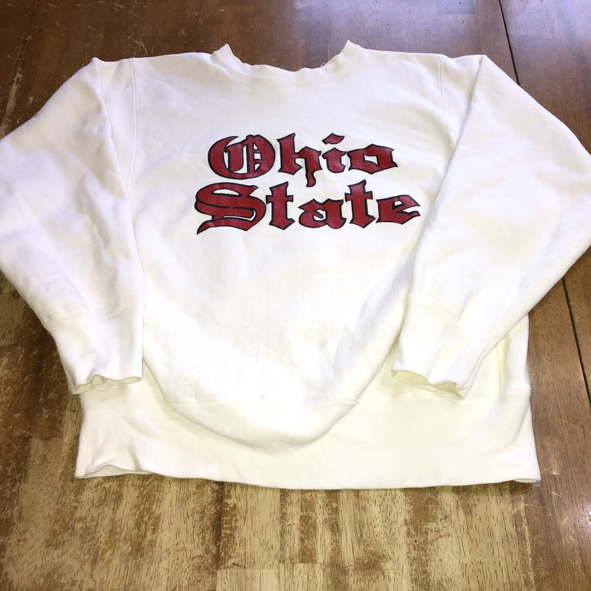 OHIO STATE BUCKEYES Champion SWEATSHIRT USA Made Gothic Old OHIO STATE BUCKEYES Champion SWEATSHIRT USA Made Gothic Old