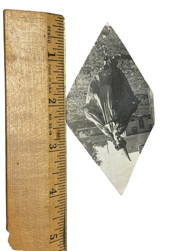 Antique Photo Woman in Clown Dress Halloween Costume - Picture 4 of 5