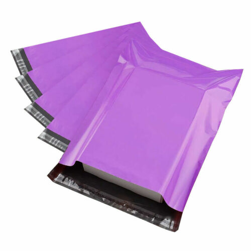 Coloured Mailing Bags Strong Polythene Postage Plastic Postal Mail Seal All Size - Picture 18 of 40