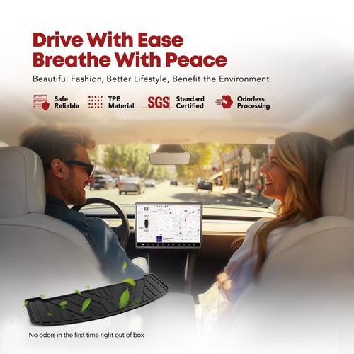 1pc New Black Trunk Mat for Hyundai Santa Fe 2024-2025 Not Fits Hybrid Models - Picture 3 of 10