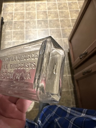 The Kanawha Drug Co. MEDICINE BOTTLE Charleston West Virginia WV - Picture 10 of 11