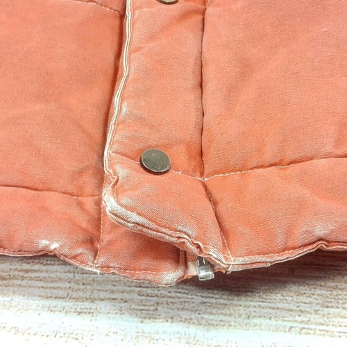 Cherokee Men Warm Puffer Vest Coat Sleeveless Jacket Overcoat VTG 2XL Orange - Picture 5 of 17