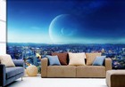 3D Blue City 3566 Wallpaper Mural Wall Print Wall Wallpaper Murals US Coco