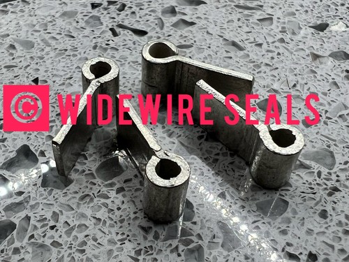 Electric Meter Seals. 6mm Flag & 15cm 7 strand Wires X 10. Trusted Ebay Seller - Picture 3 of 9