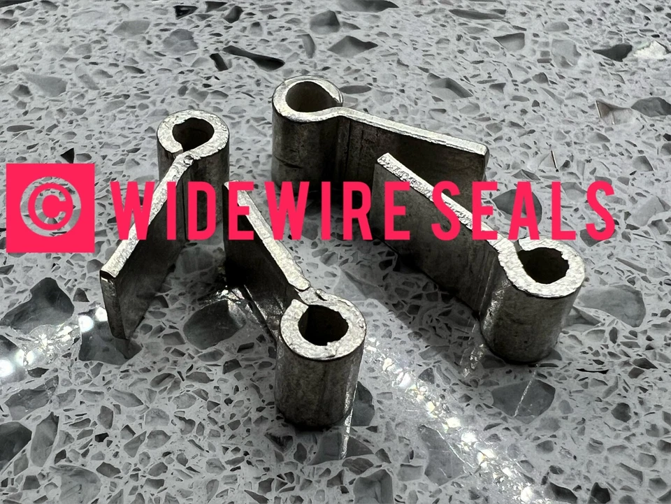 Electric Meter Seals. 6mm Flag & 15cm 7 strand Wires X 10. Trusted Ebay Seller - Image 3 of 4