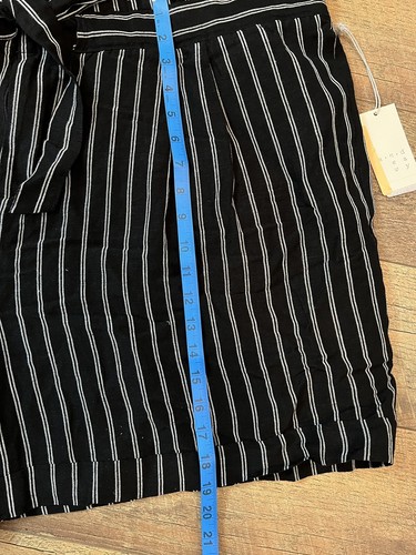 Womens Plus Size A New Day pleated striped shorts  3X - Bild 4 von 7