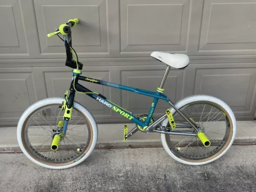 HARO LINEAGE TEAM Sport Freestyler (Custom Turquoise/Neon Yellow)