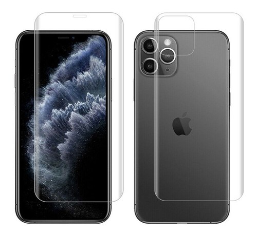 Für iPhone 11 12 Pro Max Mini Hydrogel Displayschutzfolie HD Klar Folie Cover - Bild 16 von 21
