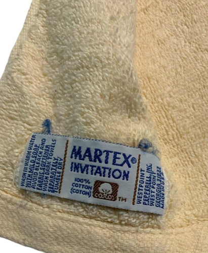 Vintage MARTEX INVITATIONS Towel 8 PC Set 1970 - 1980 Wood Ducks in Marsh USA - Picture 6 of 8
