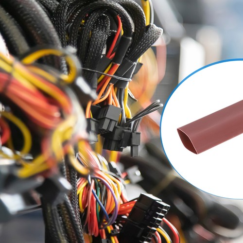Heat Shrink Tubing, 3/8 Inch ID 197 ft Long 2:1 Ratio Brown - Picture 6 of 7