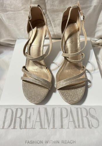 Dreampairs high heels Gold/Glitter GiGI Women’s 11 Special Occasions Wedding