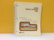HP / Agilent 03488-90002 3488A Switch / Control Unit Operating Manual