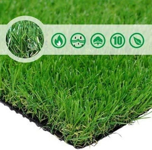 All-Weather 4' x 13' Synthetic Grass Mat - Ideal for Decks, Patios & Backyards - Picture 3 of 11