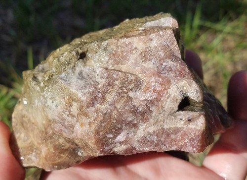 PINK RHODOCHROSITE LAPIDARY ROUGH PERU 1lb 9.1oz - Picture 2 of 6