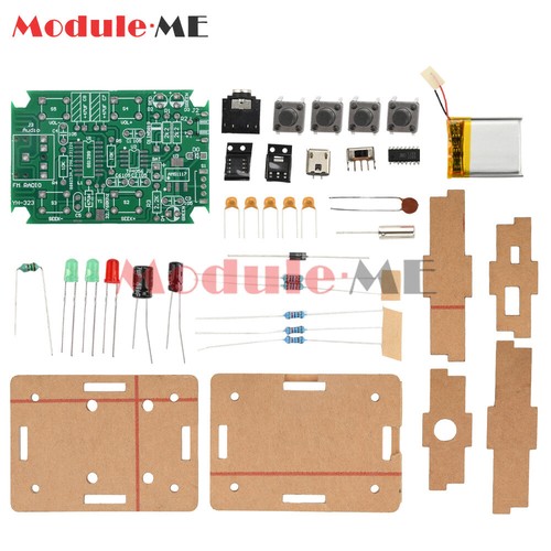 Hágalo usted mismo Kit Electrónico de Radio FM Módulo 76-108MHz 2CH Kit de Proyecto de Práctica de Soldadura - Imagen 17 de 22
