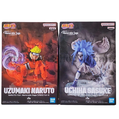 BANPRESTO - NARUTO Memorable Saga ナルト サスケ 10体セット 中古】【未開封】【セット】「NARUTO-ナルト-」 Memorable Saga