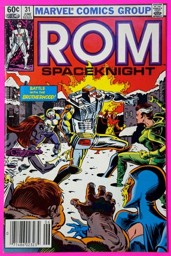 ROM SPACEKNIGHT #31 (MARVEL 1982) 1. ROGUE COVER 2. APP | ZEITUNGSSTAND HIGH GRADE