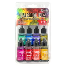 Tim Holtz Alcohol Ink Kit 8/Pkg-Spectrum Retro
