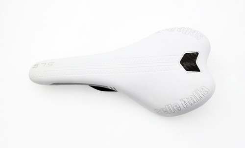 Selle Italia SLS Road MTB eBike Cycling Saddle Manganese-rails Seat White color - Picture 2 of 11