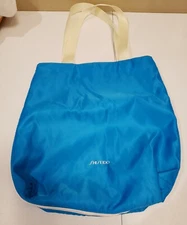 SHISEIDO BLUE  Tote Shopper, Beach Expandable Nice