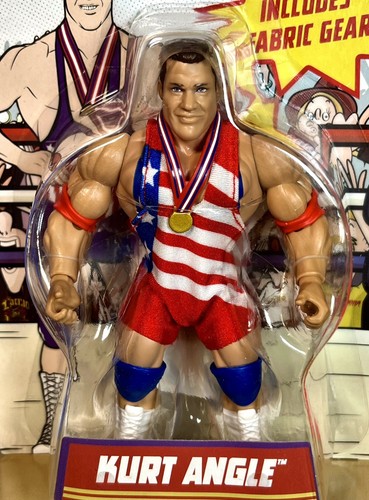 2024 Mattel - WWE Superstars Retro Series 10 Action Figure: KURT ANGLE - Picture 2 of 8
