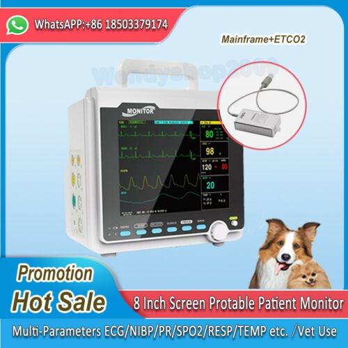 Monitor de paciente portátil CONTEC CMS6000 8" monitor de signos vitales humano/veterinario - Imagen 13 de 15