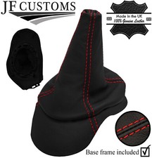 ROT NAHT LEDER SCHALTSACK+RAHMEN+BASIS UMGEBUNG F?R FIAT MAREA 1996-2002