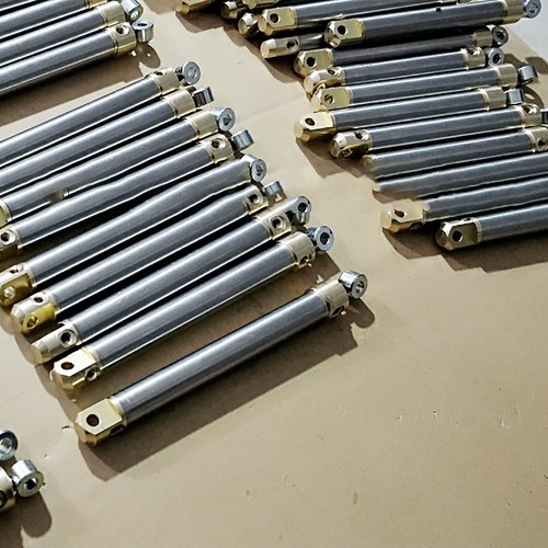 55mm 75mm 90mm Stainless Steel Hydraulic Cylinder for RC Excavator Bulldozer Car - Picture 8 of 11