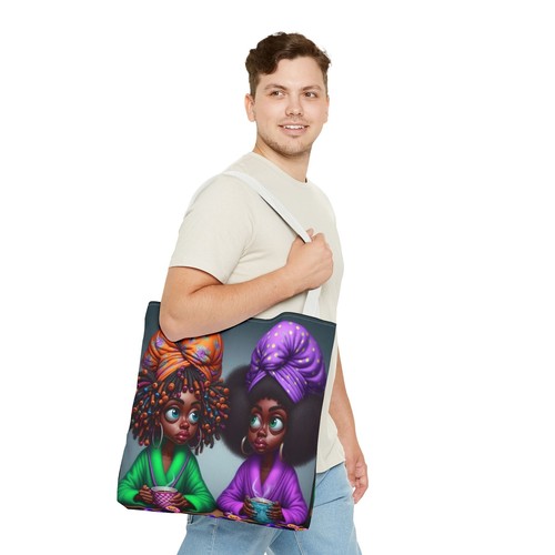 Monday Vibes Tote Bag (AOP) #MV1 - Picture 20 of 61