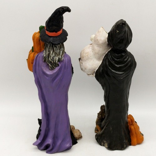 Halloween Grim Reaper Witch Figurines Opening Displays Spooky Scary Decorations  - Afbeelding 4 van 4