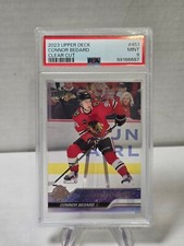 2023 Upper Deck Connor Bedard Clear Cut PSA 9