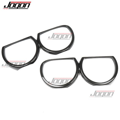 Front Headlight Bezel Lamp Cover Trim For Dodge Challenger SRT 2015-2023 Carbon - Bild 11 von 11