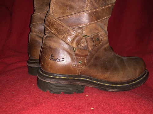 DR. MARTENS DAMEN STIEFEL Modell 3821 Piraten / Biker Braun Echtleder Gr 39 - Bild 9 von 22