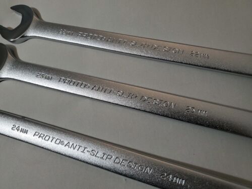Juego de llaves combinadas ASD PROTO antideslizantes 18 piezas métricas satinadas 7-24 mm, 12 pt. *LEER* - Imagen 13 de 24