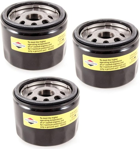 Genuine OEM Oil Filter 3 Pack for Lawn Mowers - Performance Replacement Part - Picture 2 of 2